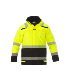 Utah  Signalisatie parka Kleur FLUORESCENT YELLOW / BLACK:#