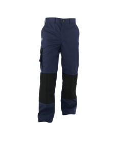 Devon Werkbroek met kniezakken Kleur MARINEBLAUW/ZWART