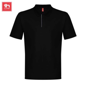 Heren technical polo shirt dynamic Kleur ZWART