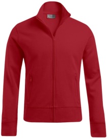 Men?s Jacket Stand-Up Collar Kleur FIRE RED