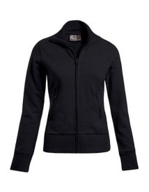 Women?s Jacket Stand-Up Collar Kleur BLACK