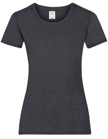 Ladies Valueweight T Kleur_W Dark Grey Heather