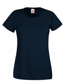 Ladies Valueweight T Kleur_W Deep Navy