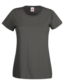 Ladies Valueweight T Kleur_W Light Graphite (Solid)