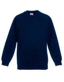 Classic Raglan Sweat Kids Kleur_W Deep Navy