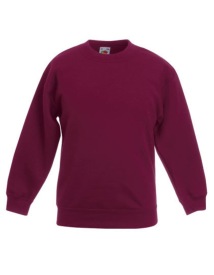 Premium Set-In Sweat Kids Kleur_W Burgundy