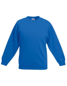Premium Set-In Sweat Kids Kleur_W Royal Blue