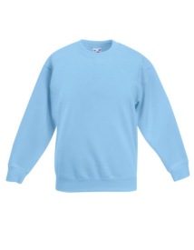 Premium Set-In Sweat Kids Kleur_W Sky Blue
