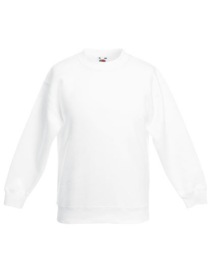 Premium Set-In Sweat Kids Kleur_W White
