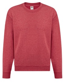 Classic Set-In Sweat Kids Kleur_W Heather Red