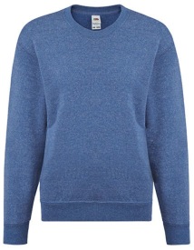 Classic Set-In Sweat Kids Kleur_W Heather Royal