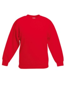 Classic Set-In Sweat Kids Kleur_W Red