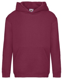 Premium Hooded Sweat Kids Kleur_W Burgundy