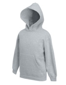 Premium Hooded Sweat Kids Kleur_W Heather Grey