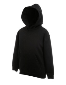 Classic Hooded Sweat Kids Kleur_W Black