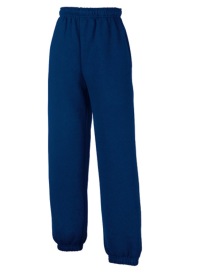 Kids Classic Elasticated Cuff Jog Pants Kleur_W Navy