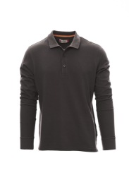 Polo FLORENCE longsleeve Kleur ANTRACIET