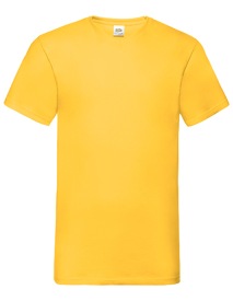 V-Neck-Tee Kleur SUNFLOWER