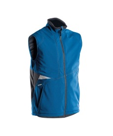 Fusion Softshell bodywarmer Kleur AZUURBLAUW/ANTRACIETGRIJS