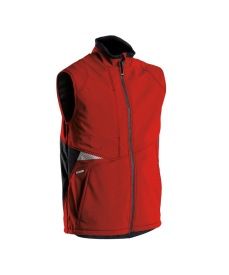 Fusion Softshell bodywarmer Kleur ROOD/ZWART