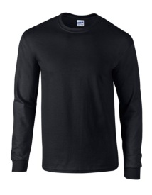 Ultra Cotton Long Sleeve T-Shirt 2400 Kleur BLACK
