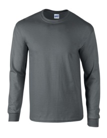 Ultra Cotton Long Sleeve T-Shirt 2400 Kleur CHARCOAL (SOLID)