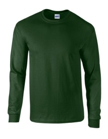 Ultra Cotton Long Sleeve T-Shirt 2400 Kleur FOREST GREEN