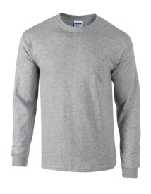 Ultra Cotton Long Sleeve T-Shirt 2400 Kleur SPORT GREY (HEATHER)