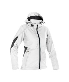 Gravity Women Softshell jas Kleur WIT/ANTRACIETGRIJS