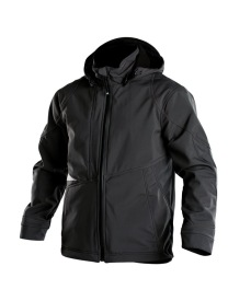 Gravity Softshell jas Kleur ZWART