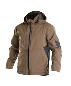 Gravity Softshell jas Kleur LEEMBRUIN/ANTRACIETGRIJS