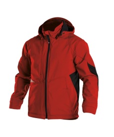 Gravity Softshell jas Kleur ROOD/ZWART