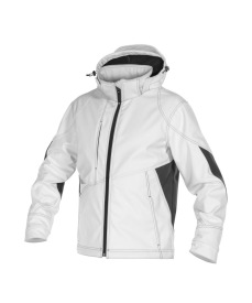 Gravity Softshell jas Kleur WIT/ANTRACIETGRIJS