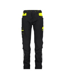 BROEK DASSY LOGYX HONG KONG WOMEN Kleur zwart/fluogeel