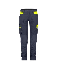 BROEK DASSY LOGYX HONG KONG WOMEN Kleur nachtblauw/fluogeel