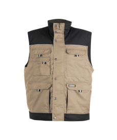 Hulst Tweekleurige bodywarmer Kleur BEIGE/ZWART