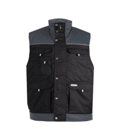 Hulst Tweekleurige bodywarmer Kleur ZWART/CEMENTGRIJS