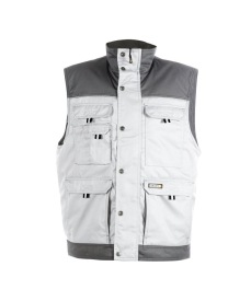 Hulst Tweekleurige bodywarmer Kleur WIT/CEMENTGRIJS
