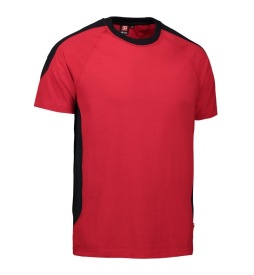 T-SHIRT ID 302 PRO WEAR BI-COLOUR Kleur RED