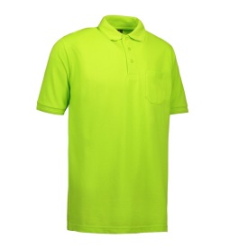 Men's PRO Wear polo shirt | pocket Kleur LIME