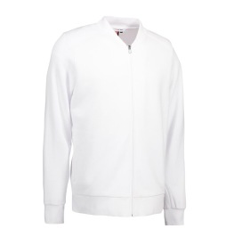 ID 366 PRO WEAR FULL ZIP SWEATER MEN Kleur WHITE