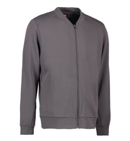ID 366 PRO WEAR FULL ZIP SWEATER MEN Kleur SILVER GREY