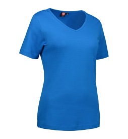Ladies' interlock T-shirt | v-neck 0506 Kleur TURQUOISE