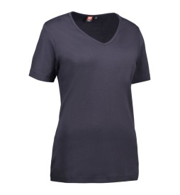 Ladies' interlock T-shirt | v-neck 0506 Kleur NAVY