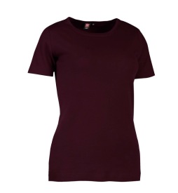 Ladies' interlock T-shirt 0508 Kleur DARK BORDEAUX