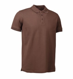 Stretch polo shirt 0525 Kleur MOCCA