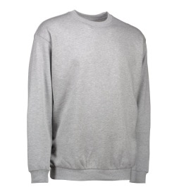 ID 600 CLASSIC 290 GR SWEATER Kleur GREY MELANGE