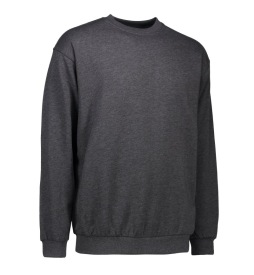 ID 600 CLASSIC 290 GR SWEATER Kleur ANTHRACITE MELANGE