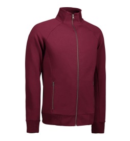 ID 628 FULL ZIP MEN SWEATER Kleur BORDEAUX