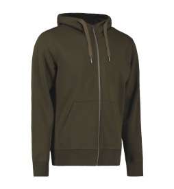 ID 638 CORE HOODIE FULL ZIP SWEATER Kleur OLIVE